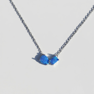 Blue Opal  Necklace