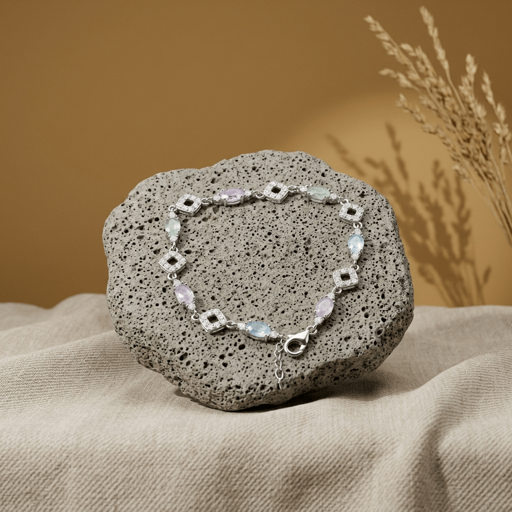 Pastel Harmony Gem Bracelet