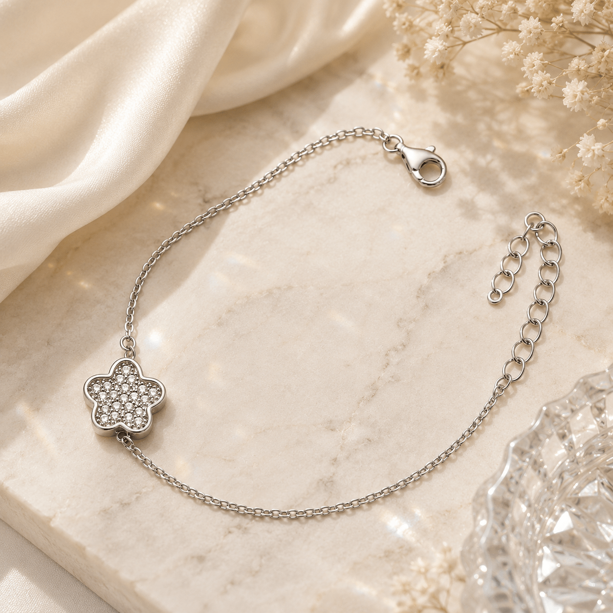 Crystal Blossom Bracelet