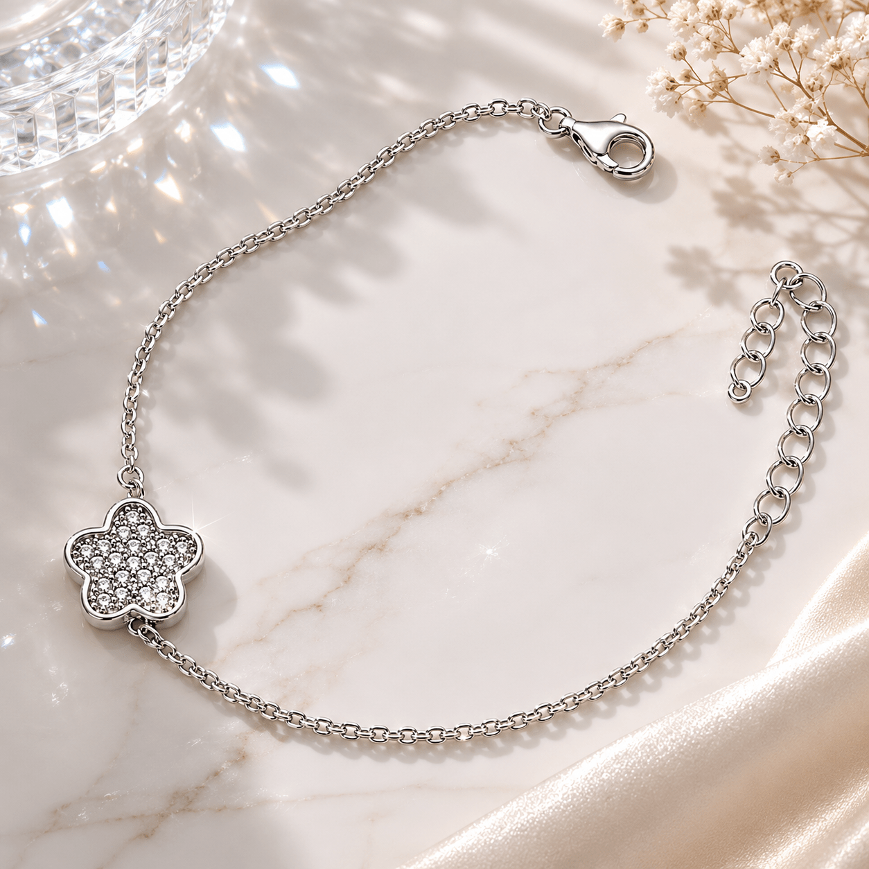 Crystal Blossom Bracelet
