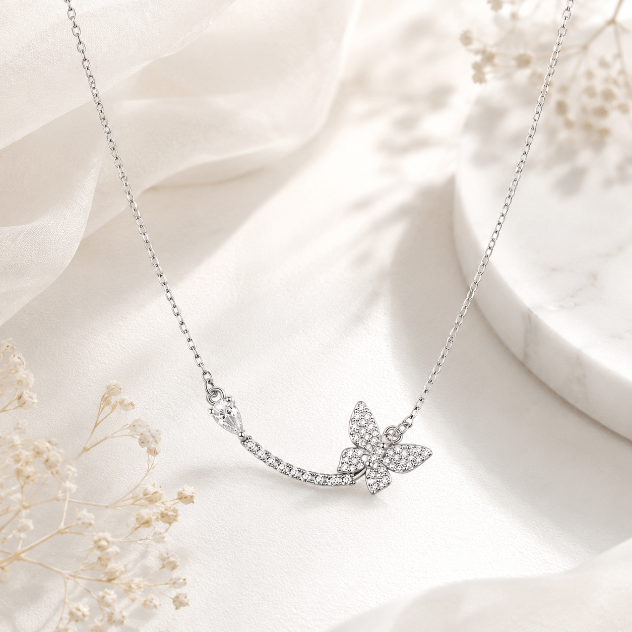 Naszyjnik Butterfly Sparkle