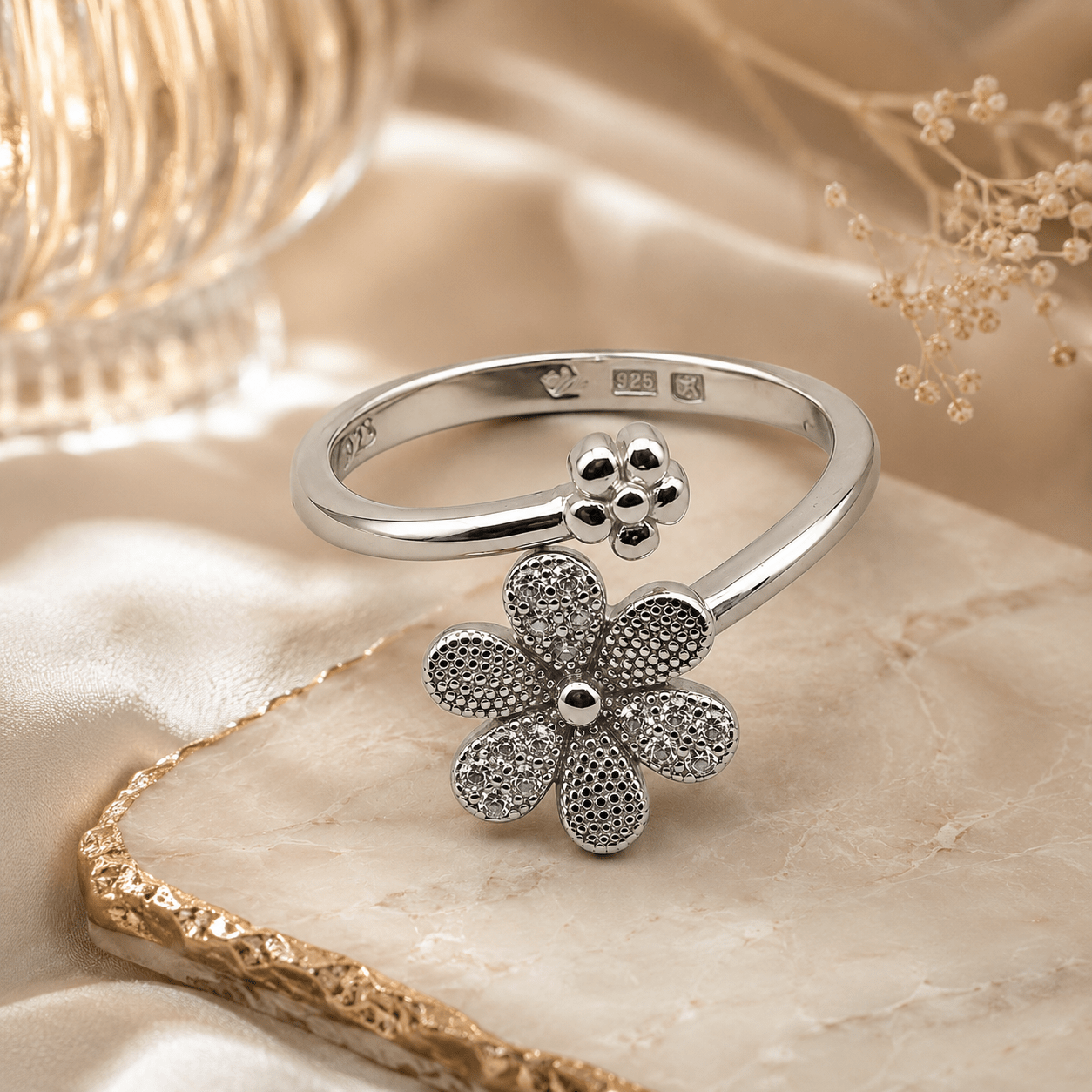 Blossom Charm Ring
