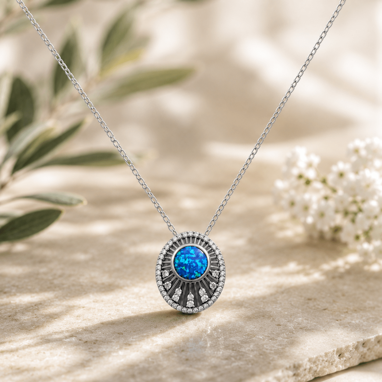 Naszyjnik Blue Aurora